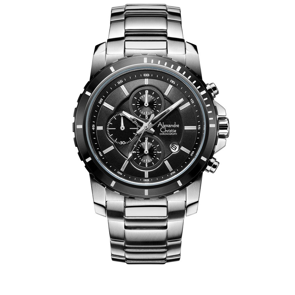 6141MCBTBBA Men's Chronograph Quartz Watch 44mm