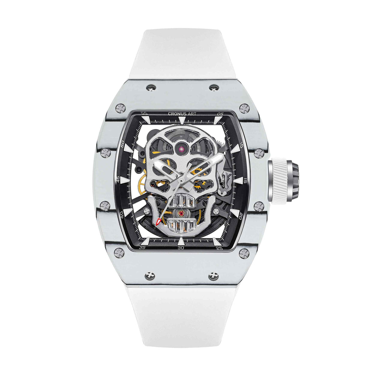 CM002-080 Men's Crystal Case Automatic Watch 42mm