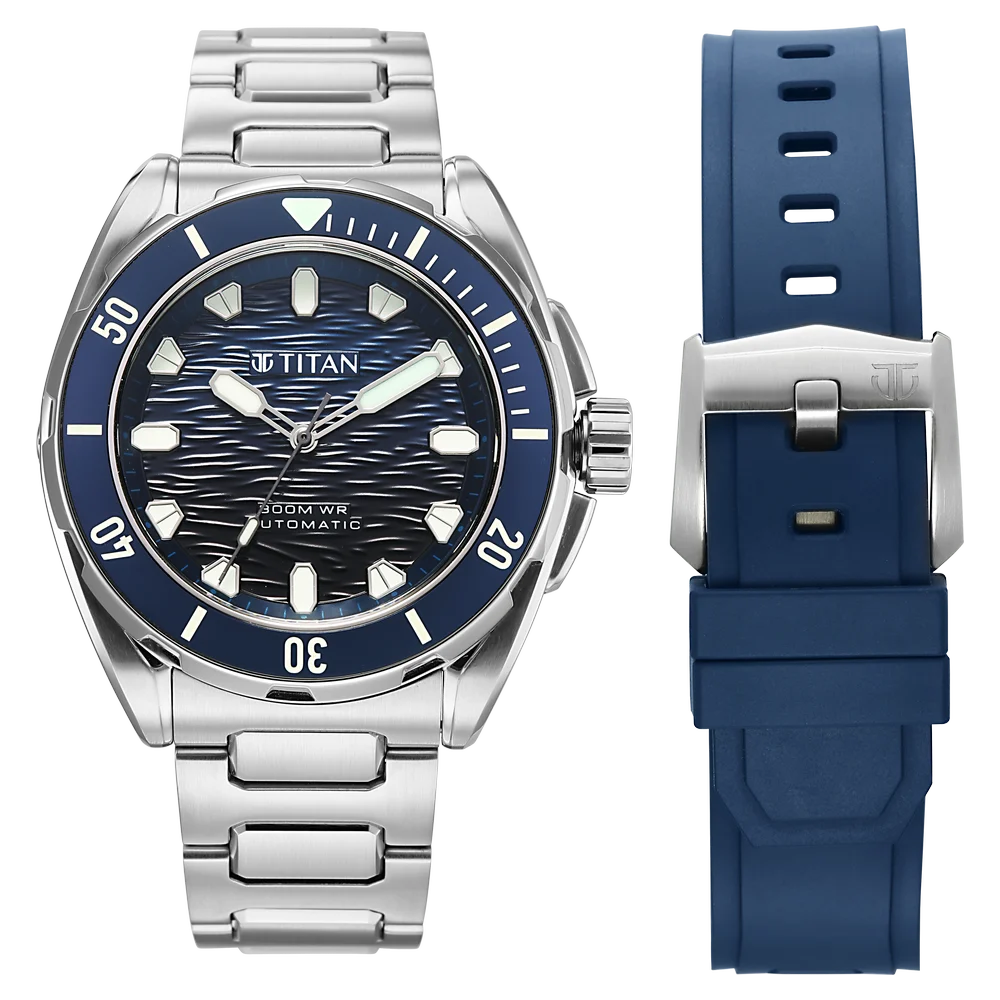 10069KM01 Zero Hour Diver's Men 3 Hands Automatic Watch 44.2mm