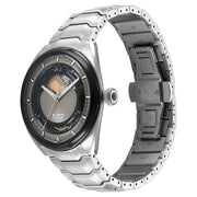 Titan 10011KM01 Plaster Brown dial watch with Silver Stainless Steel strap, official product gallery image 3