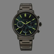 Titan 10012QM01 dial details watch with Grey Stainless Steel strap, official product gallery image 3
