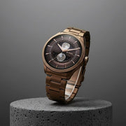 Titan 10050QM01 Stellar watch with quartz brown dial, main product image