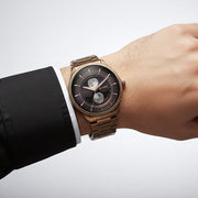 Titan 10050QM01 Stellar watch with quartz brown dial, official product gallery image 8