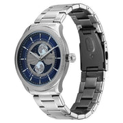 Titan 10050SM01 Stellar watch with quartz blue dial silver strap, official product gallery image 5