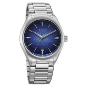 Titan 10051SM01 Stellar Starlight watch with automatic blue dial silver strap, official product gallery image 3
