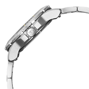 Titan 10067KM01 Zero Hour Diver's watch with quartz black dial silver strap, official product gallery image 4