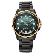 Titan 10067KM02 Zero Hour Diver's watch with quartz blue dial black strap, main product image