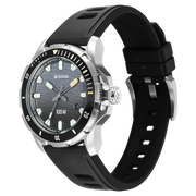 Titan 10067KP01 Zero Hour Diver's watch with quartz black dial black strap, official product gallery image 3