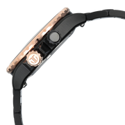 Titan 10068KM02 Zero Hour Diver's watch with quartz black dial black strap, official product gallery image 4