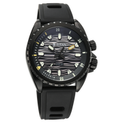 Titan 10068NP01 Zero Hour Diver's watch with quartz black dial black strap, official product gallery image 2