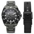 Titan 10069KM03 Zero Hour Diver's Men 3 Hands Automatic Watch 44.2mm