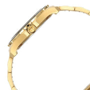 Titan 1688KM05 Blue dial watch with Gold-Tone Stainless Steel strap, official product gallery image 4