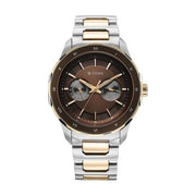 Titan 1688KM10 Regalia Opulent watch with quartz brown panda dial two toned strap, official product gallery image 2