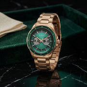Titan 1688KM11 Regalia Opulent watch with quartz green panda dial, main product image