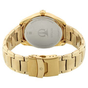 Titan 1749YM01 Blue dial watch with Gold Stainless Steel strap, official product gallery image 4