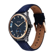 Titan 1829KL03 Regalia Opulent watch with blue dial blue strap, official product gallery image 5