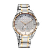 Titan 1829KM08 Regalia Opulent watch with white dial two toned strap, official product gallery image 3