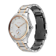 Titan 1829KM08 Regalia Opulent watch with white dial two toned strap, official product gallery image 5