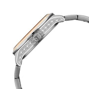 Titan 1829KM08 Regalia Opulent watch with white dial two toned strap, official product gallery image 6