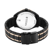 Titan 1829KM09 Regalia Opulent watch with green dial two toned strap, official product gallery image 7