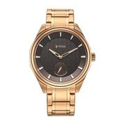 Titan 1829WM01 Regalia Opulent watch with rose gold dial rose gold strap, official product gallery image 2