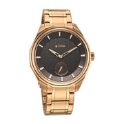 Titan 1829WM01 Regalia Opulent watch with rose gold dial rose gold strap, official product gallery image 3