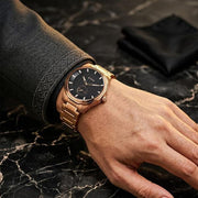 Titan 1829WM01 Regalia Opulent watch with rose gold dial rose gold strap, official product gallery image 8