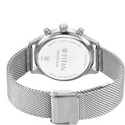 Titan 1874SM01 White dial watch with Silver Stainless Steel strap, official product gallery image 5