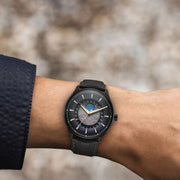 Titan 1890NL01 Stellar watch with quartz grey dial grey strap, official product gallery image 8