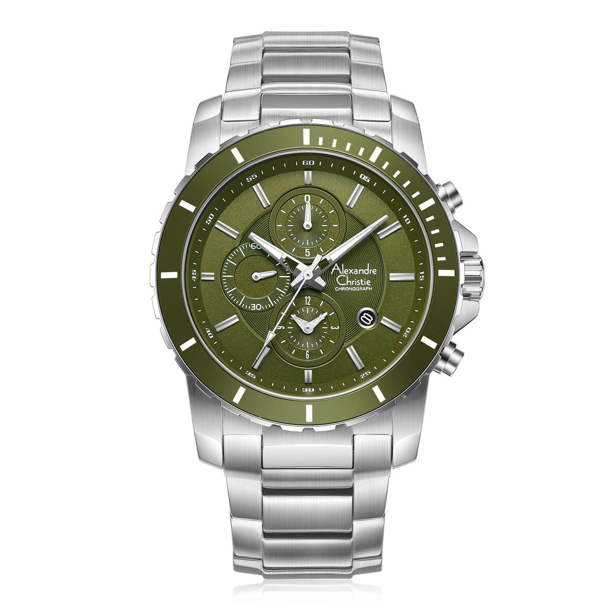 6141MCBSSGN Men's Chronograph Quartz Watch 44mm