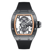 CM08-029 Men's Crystal Case Tourbillon Watch 42mm