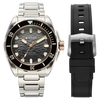 10069KM02 Zero Hour Diver's Men 3 Hands Automatic Watch 44.2mm