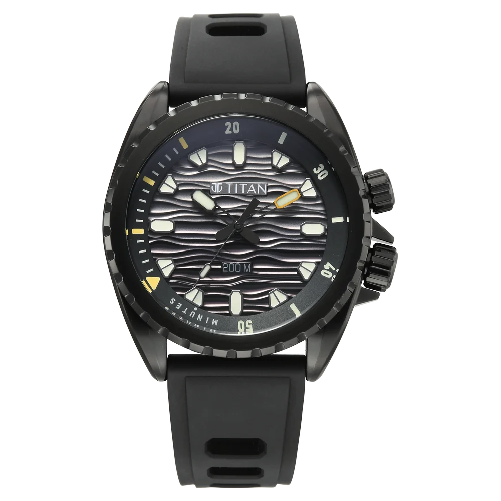 10068NP01 Zero Hour Diver's Men 3 Hands Quartz Watch 42mm