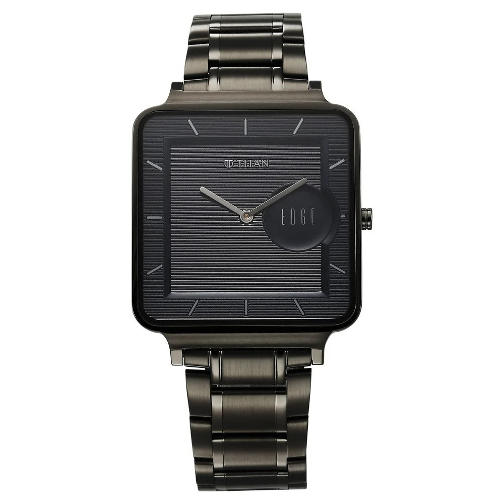 10017QM01 Edge Quad Men's 2 Hands Quartz Watch 38mm