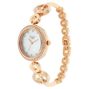 Titan 2539WM03 women's watch with rose gold metal strap