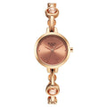 Titan 2576WM02 Raga Viva Quartz Analog Watch with Rose Gold Dial and Rose Gold Metal Strap for Women 26.2mm
