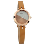 Titan 2606WL01 quartz analog watch for women with two toned dial