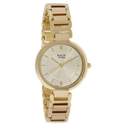 Titan 2608YM01 Raga Viva women's watch with champagne dial and golden metal strap, alternate view