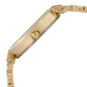 Titan 2608YM01 Raga Viva women's watch with champagne dial and golden metal strap, watch detail