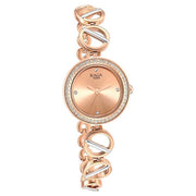 Titan 2643KM01 Raga Viva women's watch with rose gold dial and two toned metal strap, product view