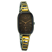 Titan 2687QM01 Raga Chic women's watch with green dial and green metal strap, alternate front view