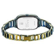 Titan 2687QM01 Raga Chic women's watch with green dial and green metal strap, caseback and green metal bracelet