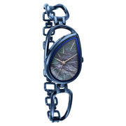 Titan 2688QM02 quartz analog watch for women with blue dial
