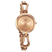 Titan 2727WM01 Raga women's watch with rose gold dial and rose gold metal strap, alternate view