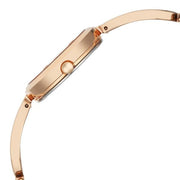 Titan 2727WM01 Raga women's watch with rose gold dial and rose gold metal strap, watch detail