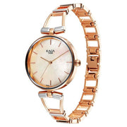 Titan 2747KM01 women's watch with two-toned metal strap