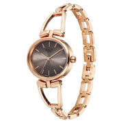 Titan 2748WM01 women's watch with rose gold metal strap