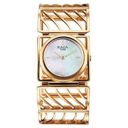 Titan 2769WM01 Raga Ethereal women's watch with white mother of pearl dial and rose gold stainless steel strap, alternate view