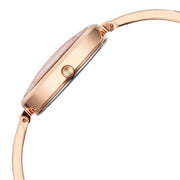 Titan 2772WM01 Raga Showstopper women's watch with pink dial and rose gold metal strap, watch detail