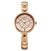 Titan 2774WM01F rose gold mother of pearl dial quartz analog watch for women